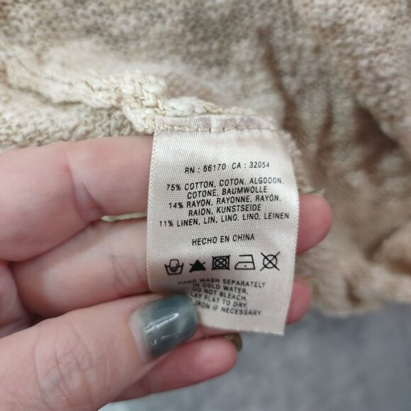 Sparrow Anthropologie Womens Cardigan XL Open Front Boho Cottagecore‎ Festival - Picture 8 of 9